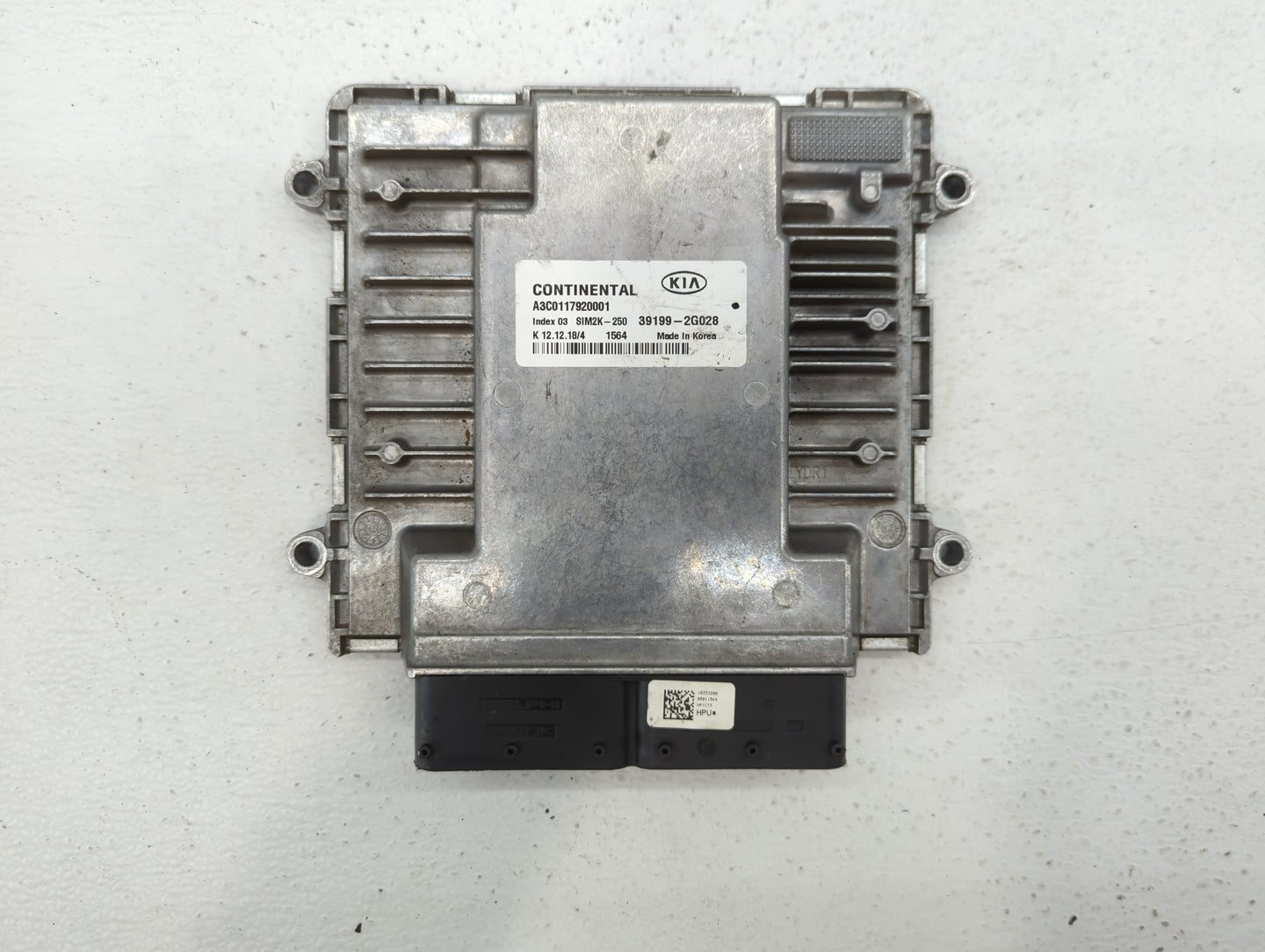 2019-2020 Kia Optima PCM Engine Control Computer ECU ECM PCU OEM P/N:39199-2G028 Fits Fits 2019 2020 OEM Used Auto Parts - O