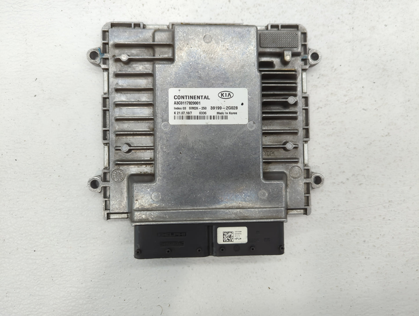 2019-2020 Kia Optima PCM Engine Control Computer ECU ECM PCU OEM P/N:39199-2G028 Fits Fits 2019 2020 OEM Used Auto Parts - O