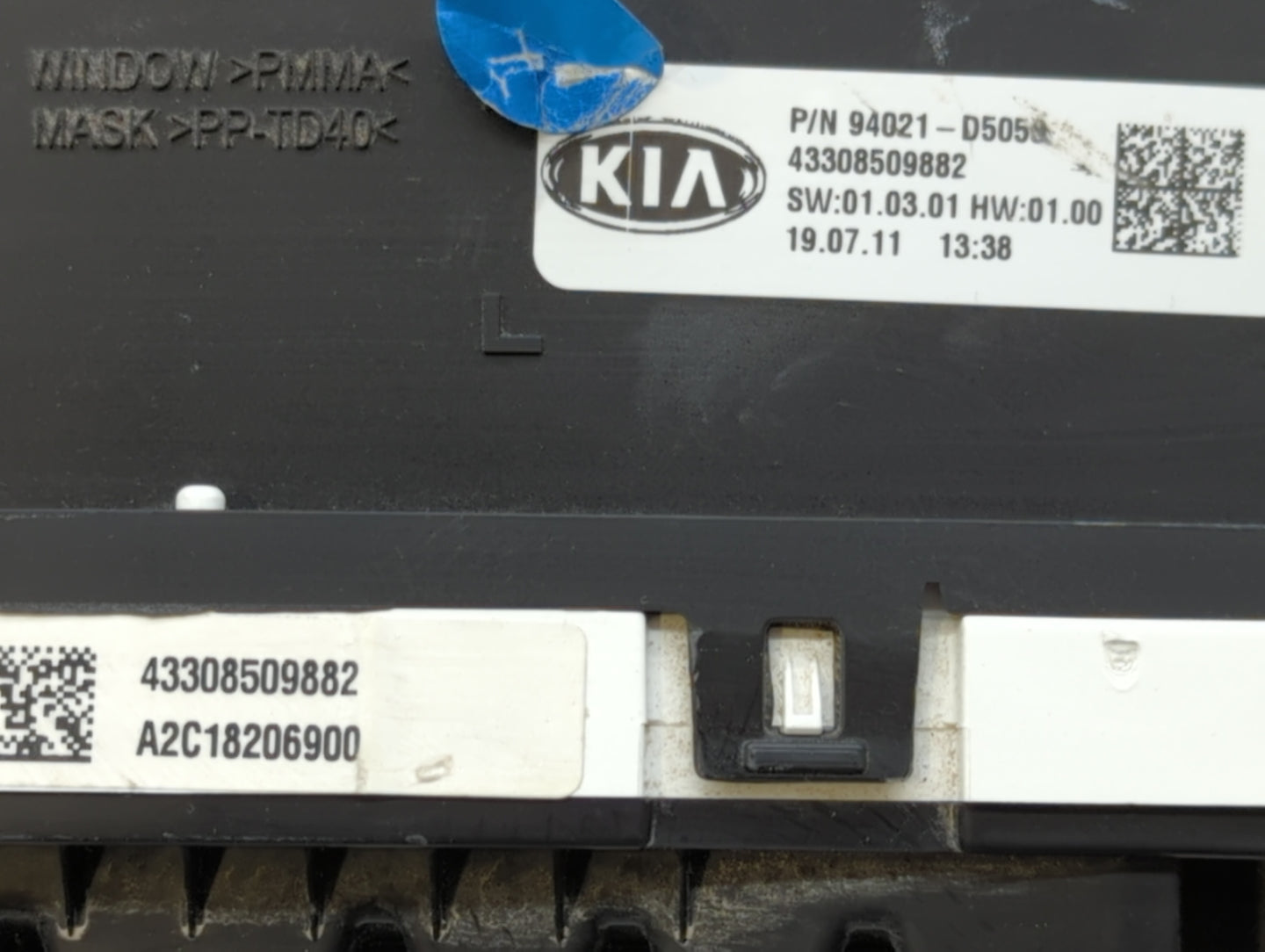 2019-2020 Kia Optima Instrument Cluster Speedometer Gauges P/N:94021-D5030 94021-D5050 Fits Fits 2019 2020 OEM Used Auto Par