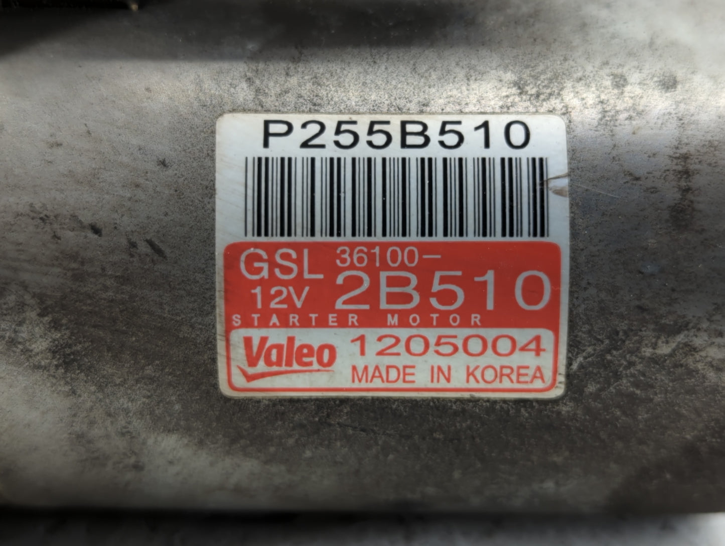 2016-2020 Kia Optima Car Starter Motor Solenoid OEM P/N:36100-2B510 Fits OEM Used Auto Parts - Oemusedautoparts1.com