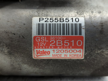 2016-2020 Kia Optima Car Starter Motor Solenoid OEM P/N:36100-2B510 Fits OEM Used Auto Parts