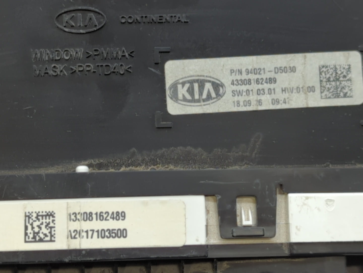 2019-2020 Kia Optima Instrument Cluster Speedometer Gauges P/N:94021-D5030 43308162489 Fits Fits 2019 2020 OEM Used Auto Par