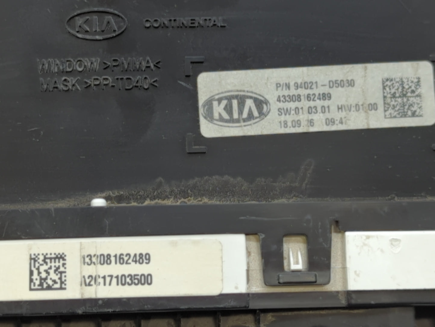 2019-2020 Kia Optima Instrument Cluster Speedometer Gauges P/N:94021-D5030 43308162489 Fits Fits 2019 2020 OEM Used Auto Par