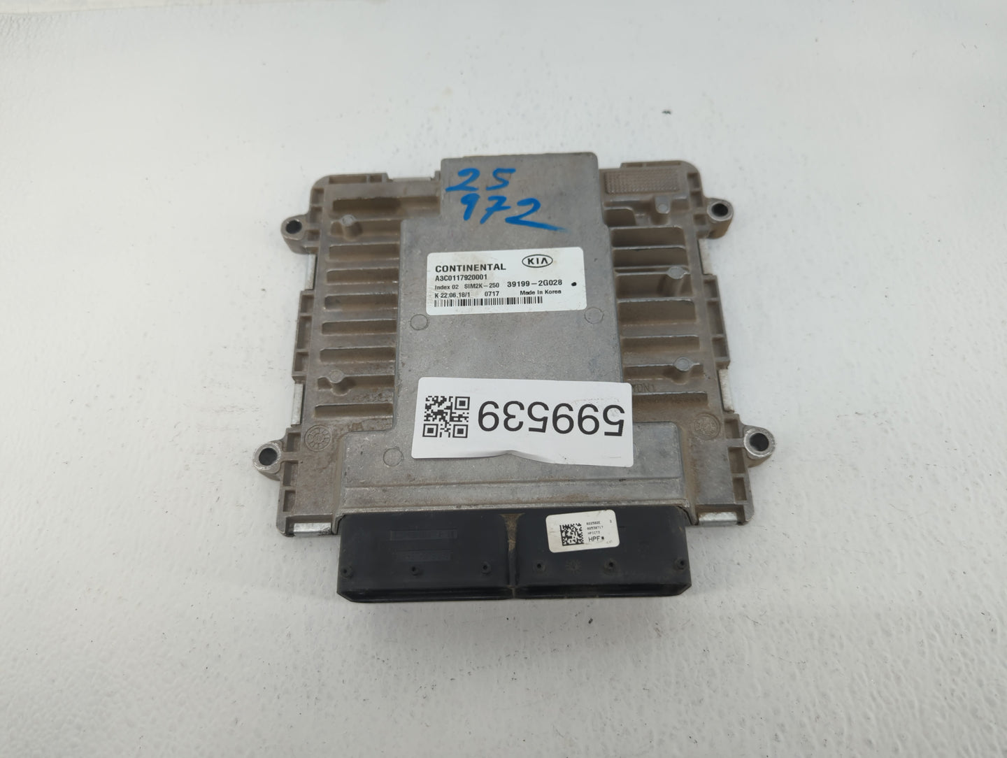 2019-2020 Kia Optima PCM Engine Control Computer ECU ECM PCU OEM P/N:39199-2G028 Fits Fits 2019 2020 OEM Used Auto Parts - O