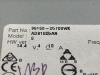 2019-2020 Kia Optima Radio AM FM Cd Player Receiver Replacement P/N:ADB10D5AN 96160D5700WK Fits Fits 2019 2020 OEM Used Auto