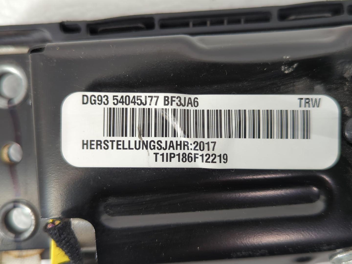 2016-2020 Kia Optima Air Bag Driver Left Knee OEM P/N:DG93 54045J77 BF3JA6 Fits Fits 2016 2017 2018 2019 2020 OEM Used Auto 