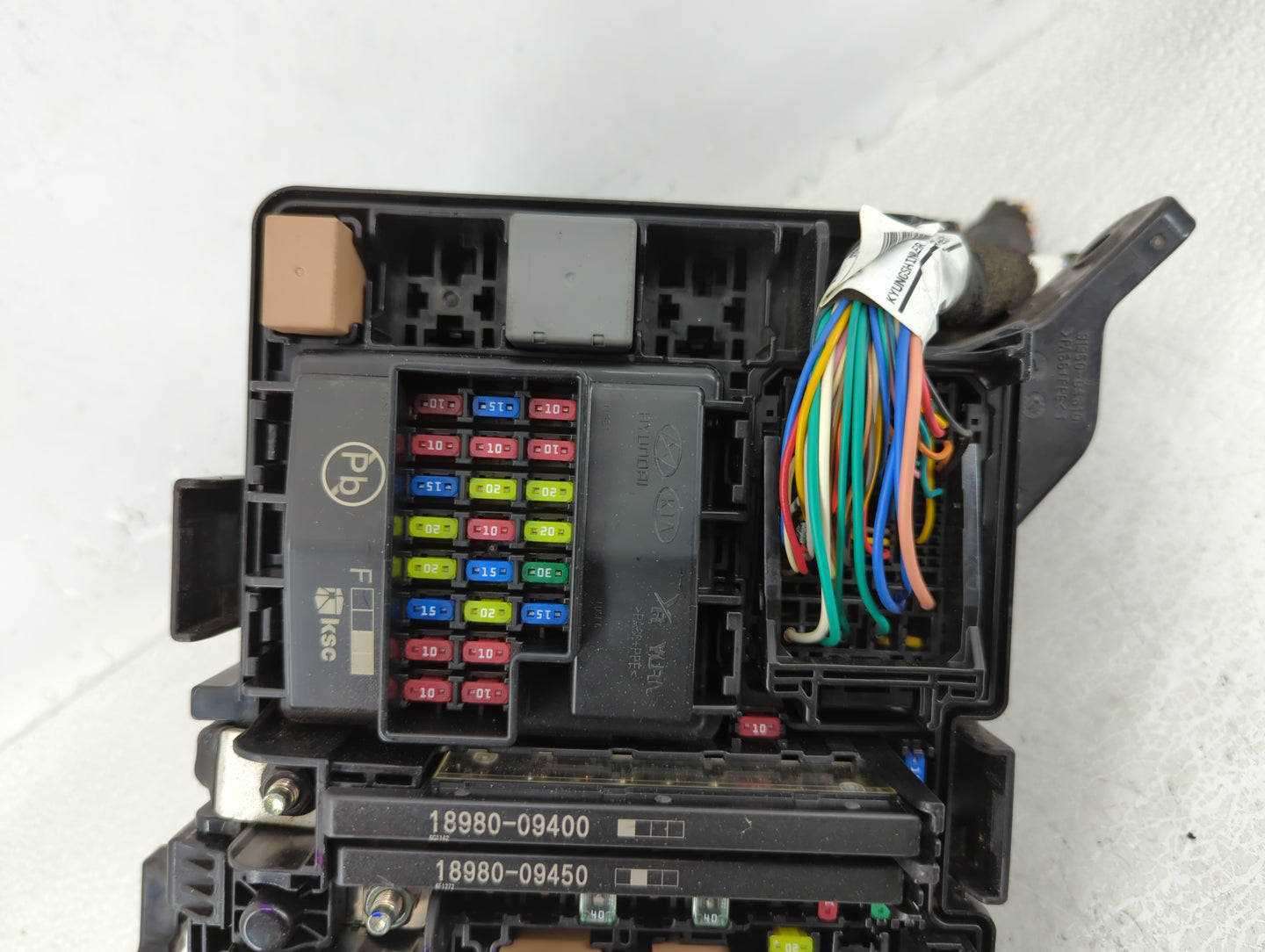 2016-2019 Kia Optima Fusebox Fuse Box Panel Relay Module P/N:91950-D5822 91230D5070JA Fits Fits 2016 2017 2018 2019 OEM Used