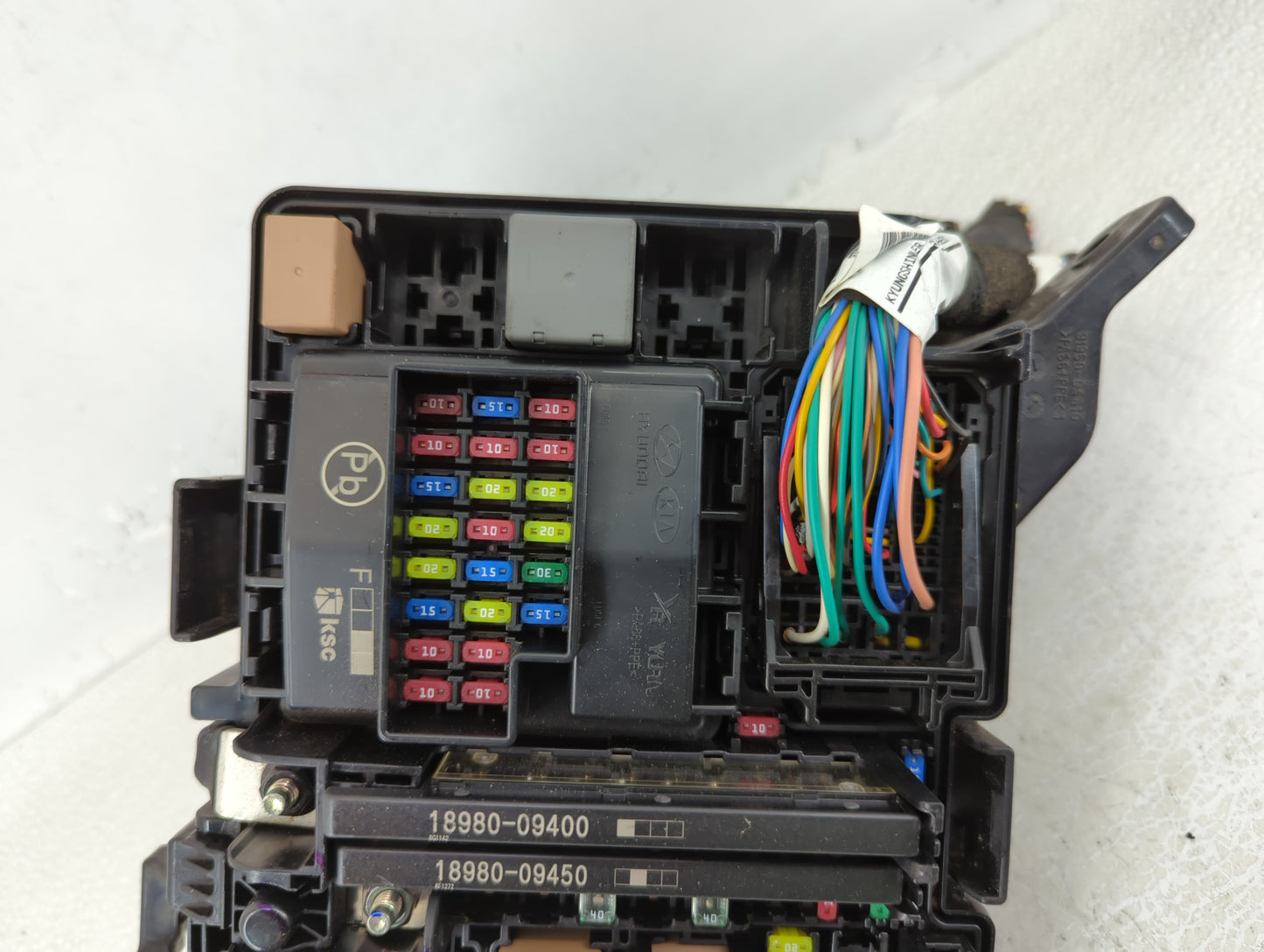 2016-2019 Kia Optima Fusebox Fuse Box Panel Relay Module P/N:91950-D5822 91230D5070JA Fits Fits 2016 2017 2018 2019 OEM Used