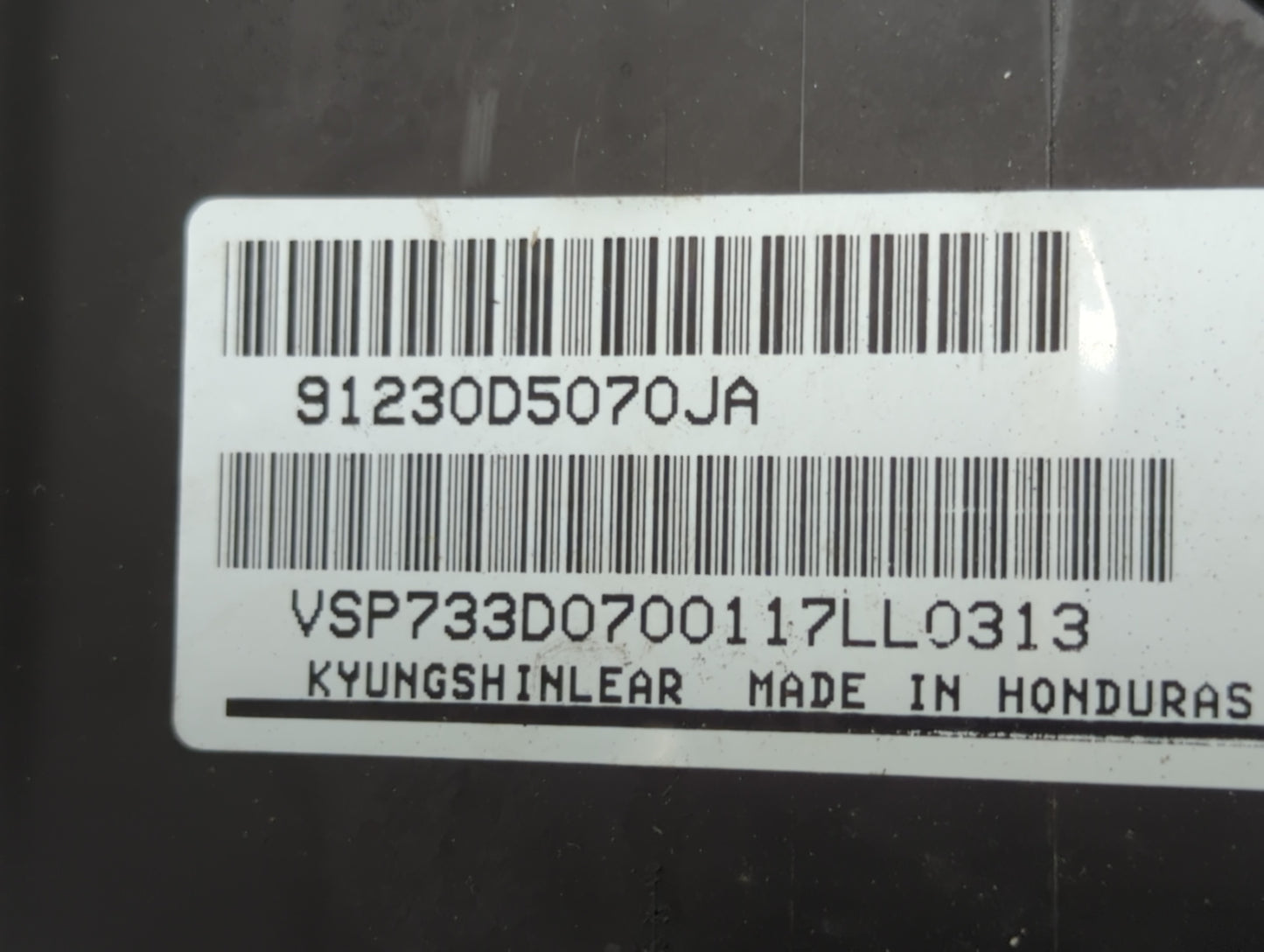 2016-2019 Kia Optima Fusebox Fuse Box Panel Relay Module P/N:91950-D5822 91230D5070JA Fits Fits 2016 2017 2018 2019 OEM Used