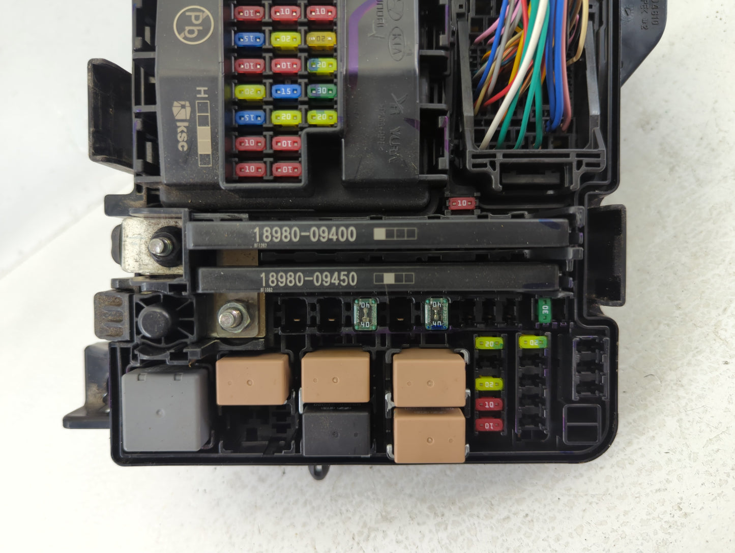 2016-2019 Kia Optima Fusebox Fuse Box Panel Relay Module P/N:91950-D5841 Fits Fits 2016 2017 2018 2019 OEM Used Auto Parts -