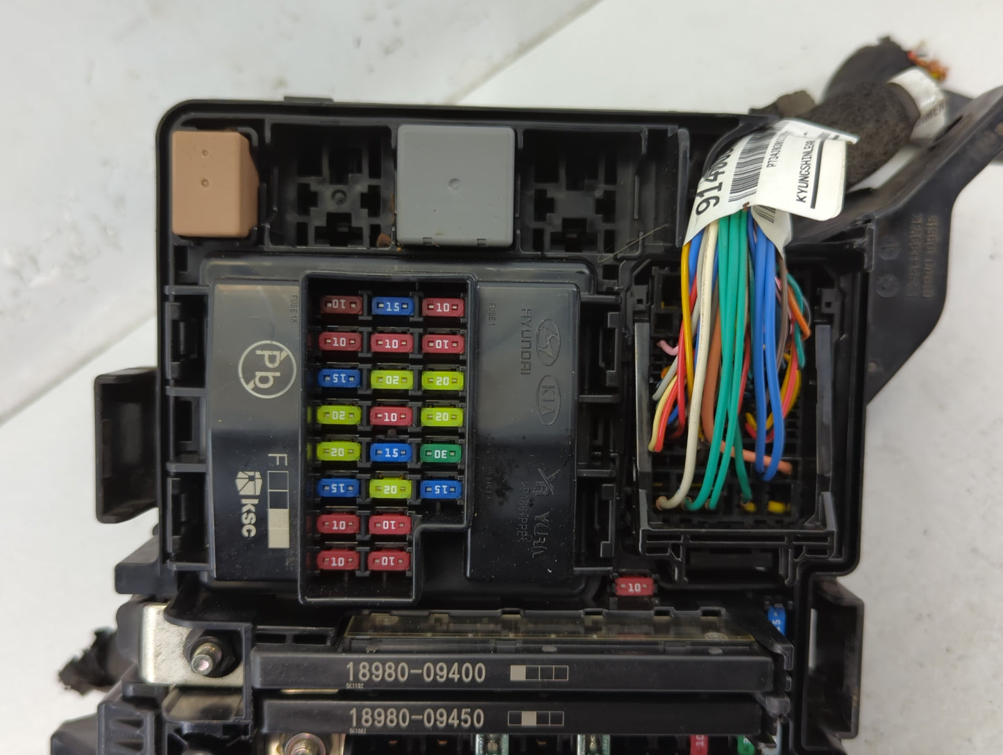 2016-2019 Kia Optima Fusebox Fuse Box Panel Relay Module P/N:91950-D5822 Fits Fits 2016 2017 2018 2019 OEM Used Auto Parts -