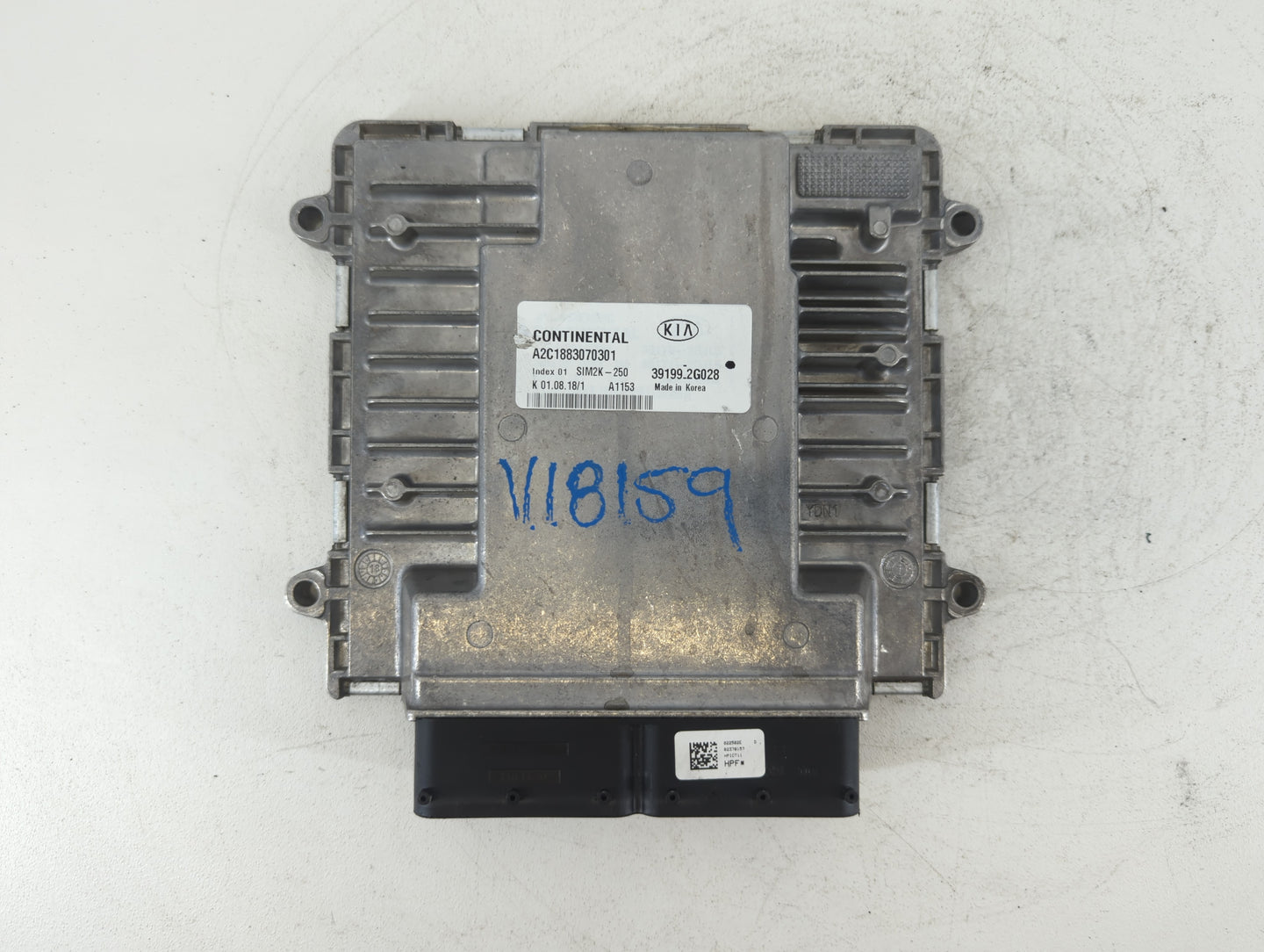 2019-2020 Kia Optima PCM Engine Control Computer ECU ECM PCU OEM P/N:A2C1883070301 39199-2G028 Fits Fits 2019 2020 OEM Used 