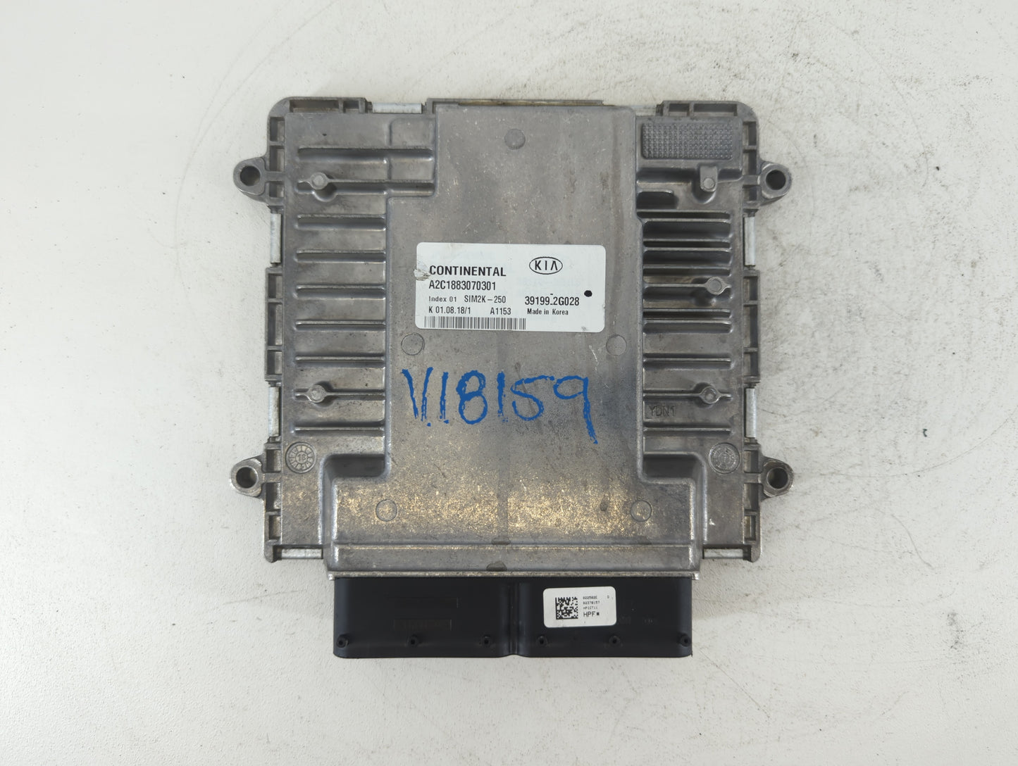 2019-2020 Kia Optima PCM Engine Control Computer ECU ECM PCU OEM P/N:A2C1883070301 39199-2G028 Fits Fits 2019 2020 OEM Used 