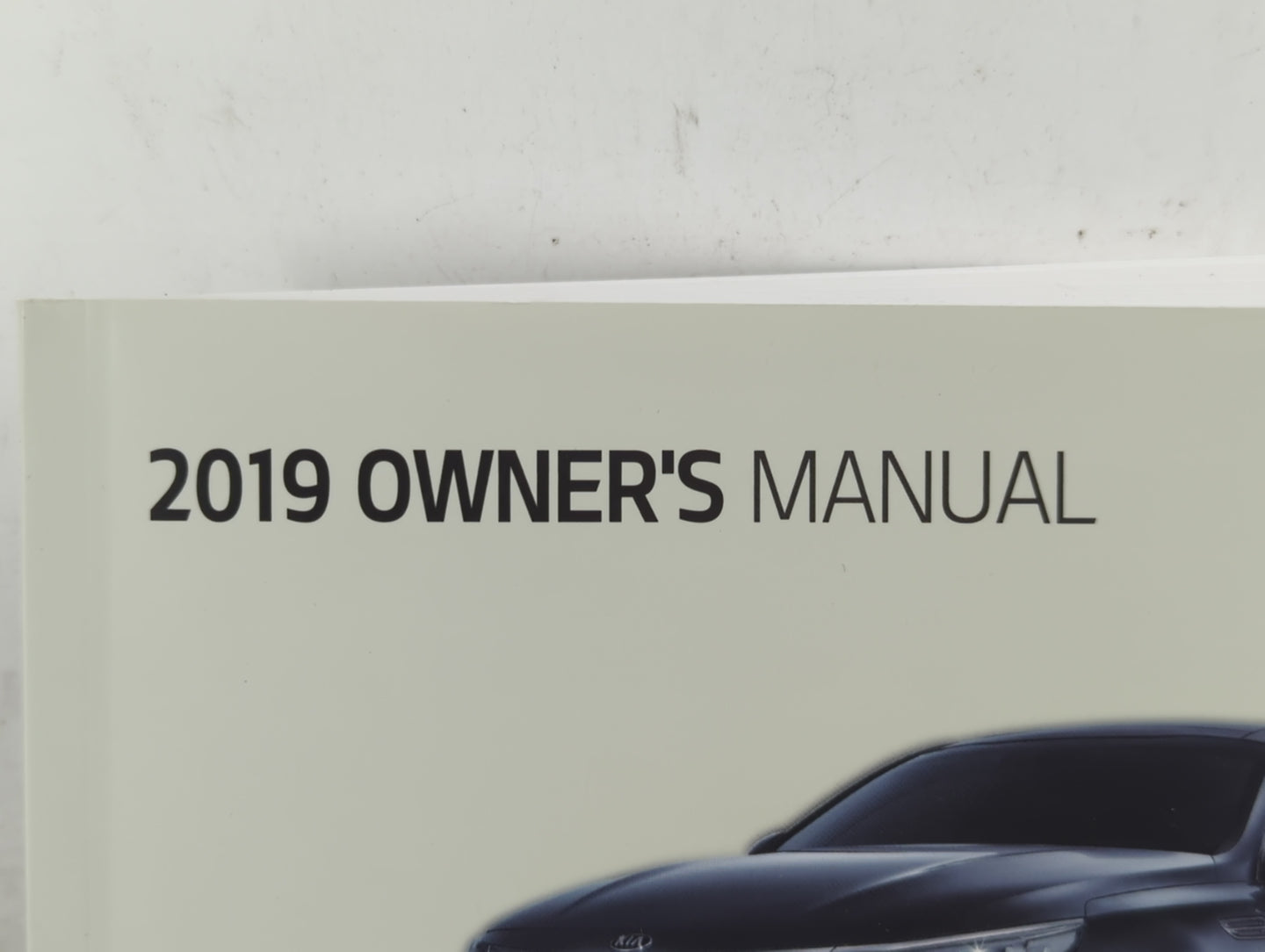 2019 Kia Optima Owners Manual Book Guide P/N:KDG5-EU8OD OEM Used Auto Parts - Oemusedautoparts1.com