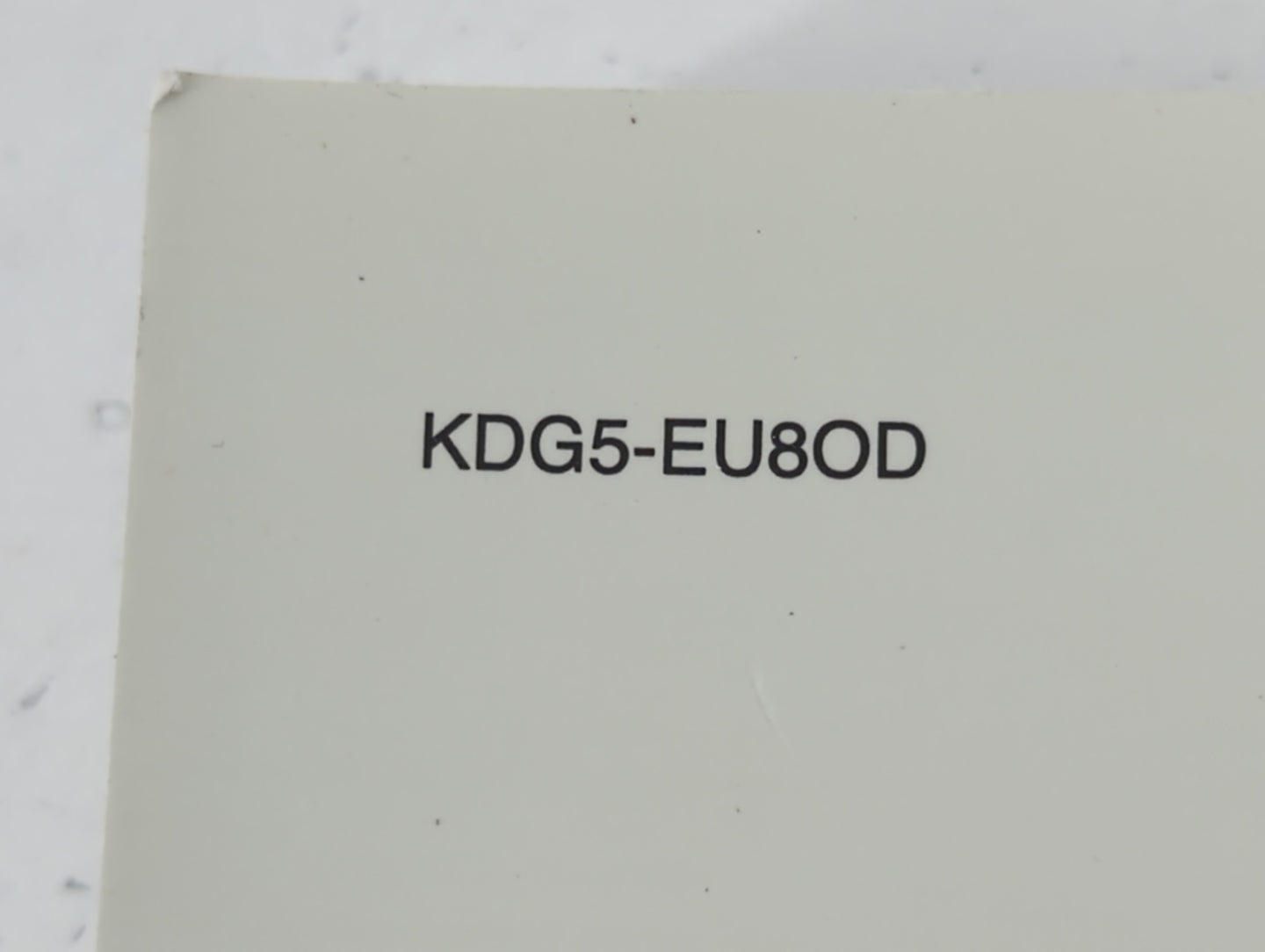 2019 Kia Optima Owners Manual Book Guide P/N:KDG5-EU8OD OEM Used Auto Parts - Oemusedautoparts1.com