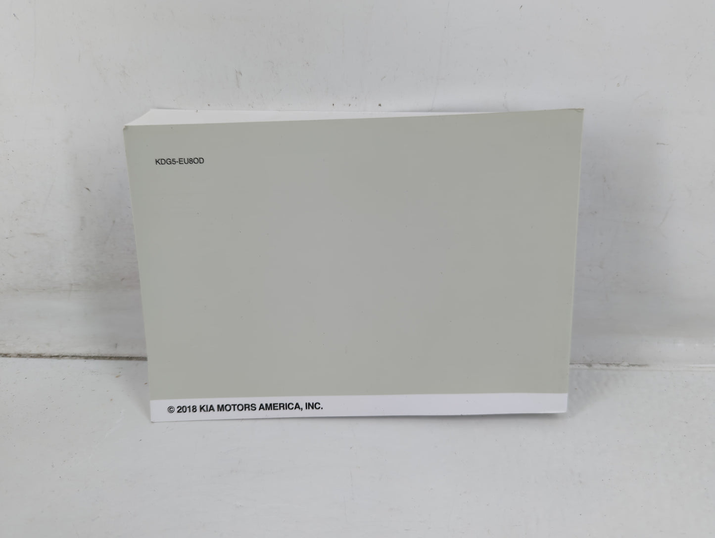 2019 Kia Optima Owners Manual Book Guide P/N:KDG5-EU8OD OEM Used Auto Parts - Oemusedautoparts1.com