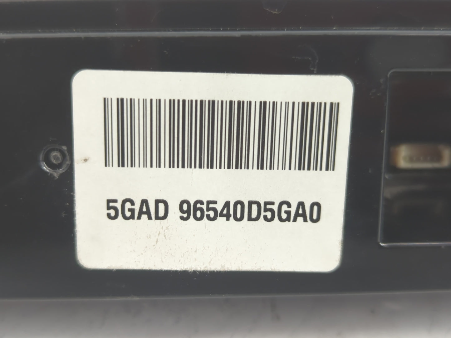 2019-2020 Kia Optima Radio AM FM Cd Player Receiver Replacement P/N:96540D5GA0 Fits Fits 2019 2020 OEM Used Auto Parts - Oem