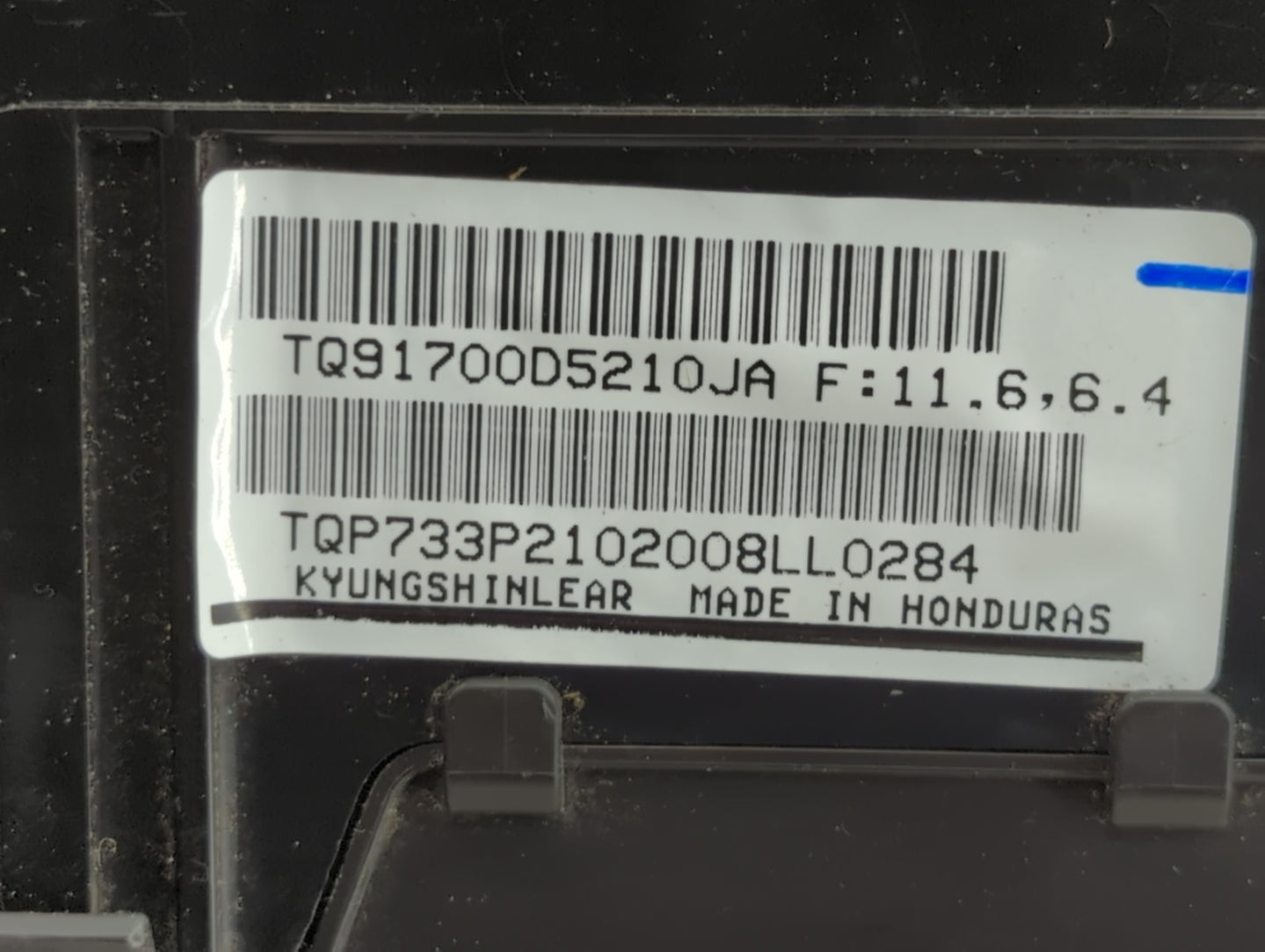 2016-2019 Kia Optima Fusebox Fuse Box Panel Relay Module P/N:TQ91700D5210JA Fits Fits 2016 2017 2018 2019 OEM Used Auto Part