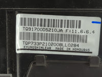 2016-2019 Kia Optima Fusebox Fuse Box Panel Relay Module P/N:TQ91700D5210JA Fits Fits 2016 2017 2018 2019 OEM Used Auto Part