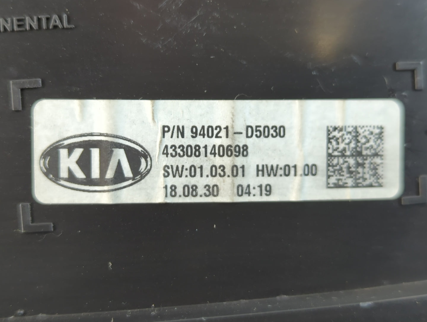 2019-2020 Kia Optima Instrument Cluster Speedometer Gauges P/N:433081378682 94021-D5030 Fits Fits 2019 2020 OEM Used Auto Pa