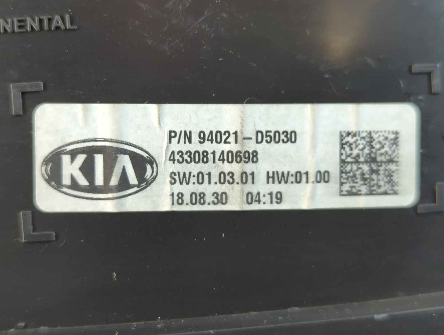 2019-2020 Kia Optima Instrument Cluster Speedometer Gauges P/N:433081378682 94021-D5030 Fits Fits 2019 2020 OEM Used Auto Pa