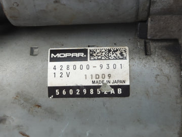 2016-2020 Kia Optima Car Starter Motor Solenoid OEM P/N:56029852AB 428000-9301 Fits Fits 2015 2016 2017 2018 2019 2020 OEM Used Auto Parts