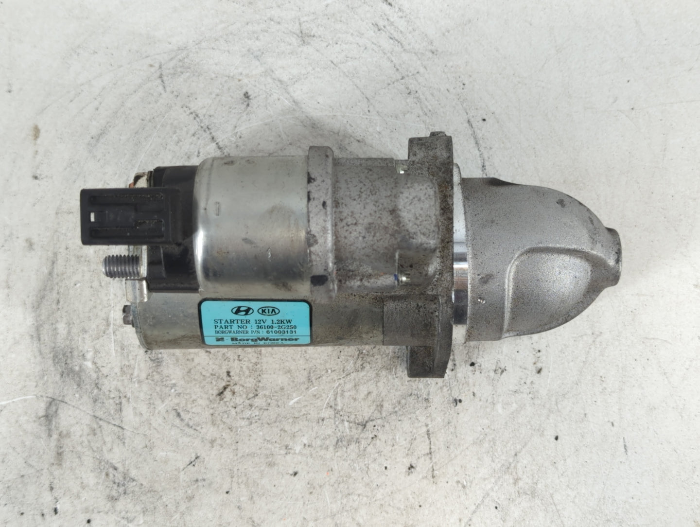 2016-2020 Kia Optima Car Starter Motor Solenoid OEM P/N:36100-2G250 Fits Fits 2015 2016 2017 2018 2019 2020 OEM Used Auto Pa