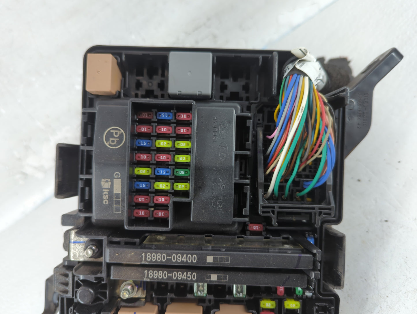 2016-2019 Kia Optima Fusebox Fuse Box Panel Relay Module P/N:91950-D5841 Fits Fits 2016 2017 2018 2019 OEM Used Auto Parts -