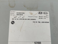 2019-2020 Kia Optima Radio AM FM Cd Player Receiver Replacement P/N:96160D5700WK Fits Fits 2019 2020 OEM Used Auto Parts - O