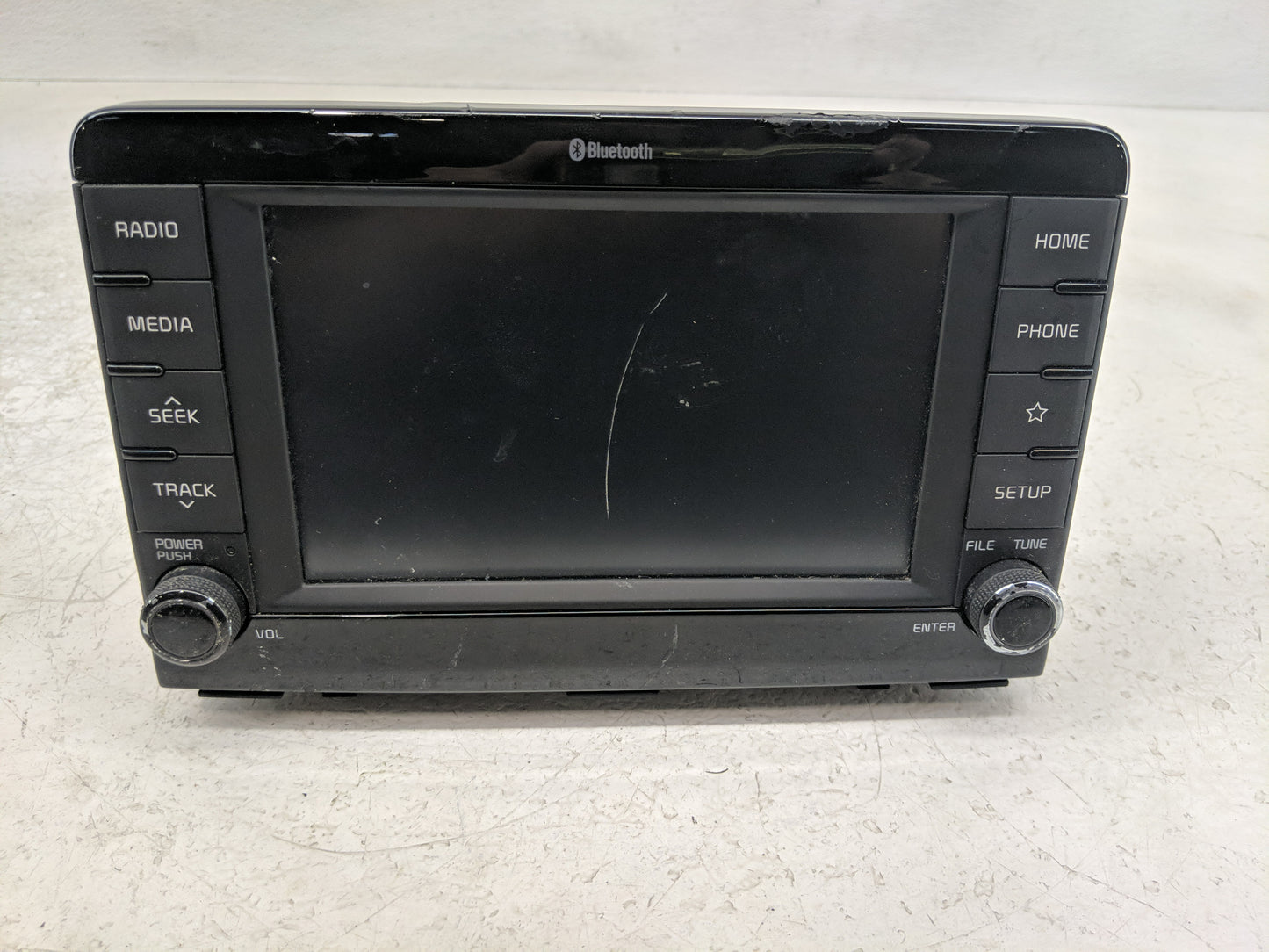 2018-2019 Kia Rio Radio AM FM Cd Player Receiver Replacement P/N:96160H9700FHV Fits Fits 2018 2019 OEM Used Auto Parts - Oem