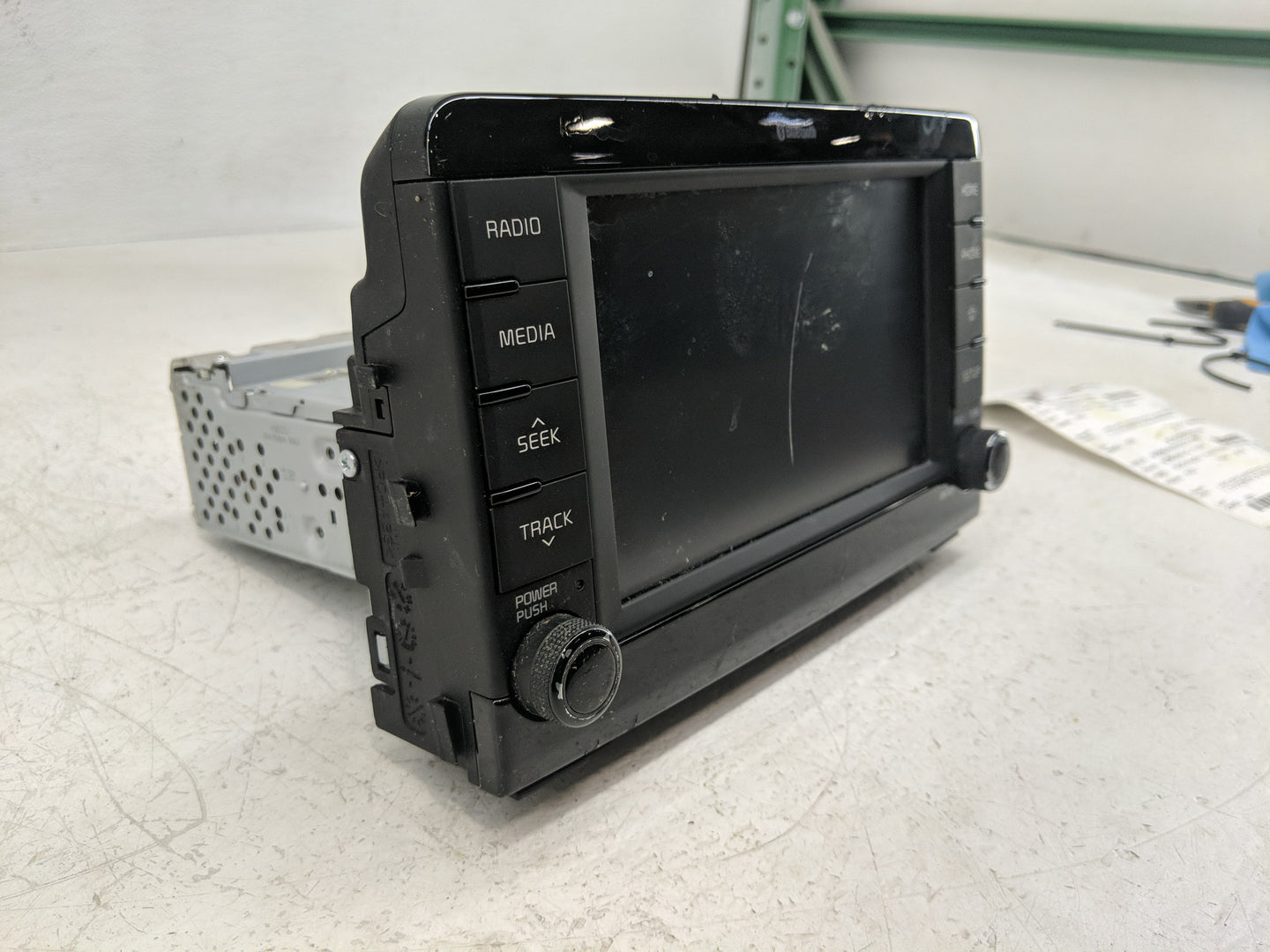 2018-2019 Kia Rio Radio AM FM Cd Player Receiver Replacement P/N:96160H9700FHV Fits Fits 2018 2019 OEM Used Auto Parts - Oem