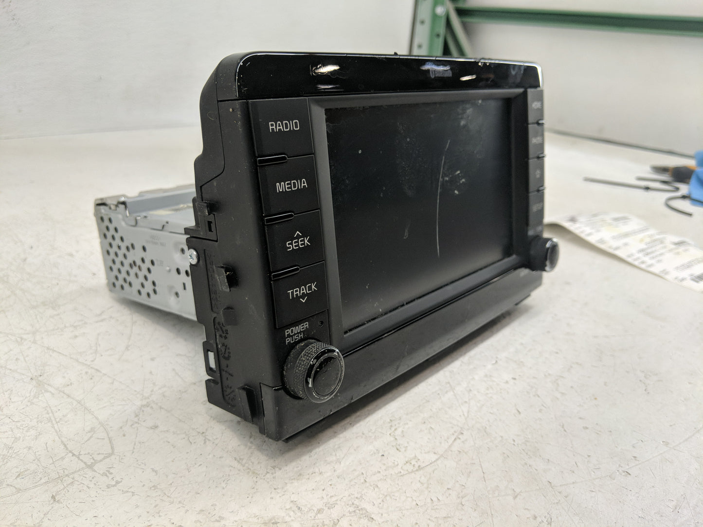 2018-2019 Kia Rio Radio AM FM Cd Player Receiver Replacement P/N:96160H9700FHV Fits Fits 2018 2019 OEM Used Auto Parts - Oem