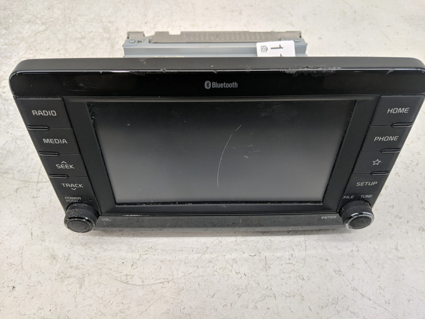2018-2019 Kia Rio Radio AM FM Cd Player Receiver Replacement P/N:96160H9700FHV Fits Fits 2018 2019 OEM Used Auto Parts - Oem