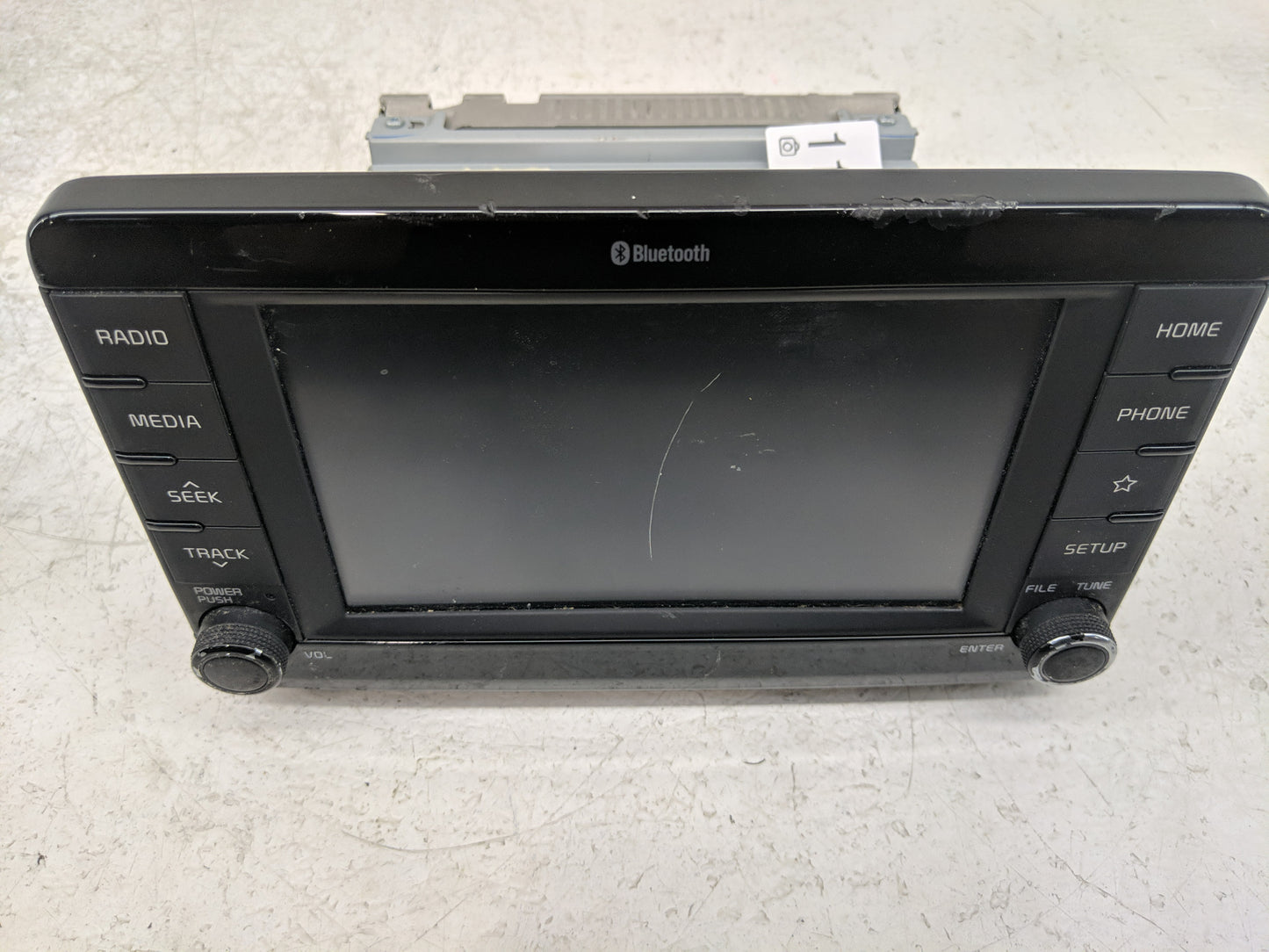 2018-2019 Kia Rio Radio AM FM Cd Player Receiver Replacement P/N:96160H9700FHV Fits Fits 2018 2019 OEM Used Auto Parts - Oem