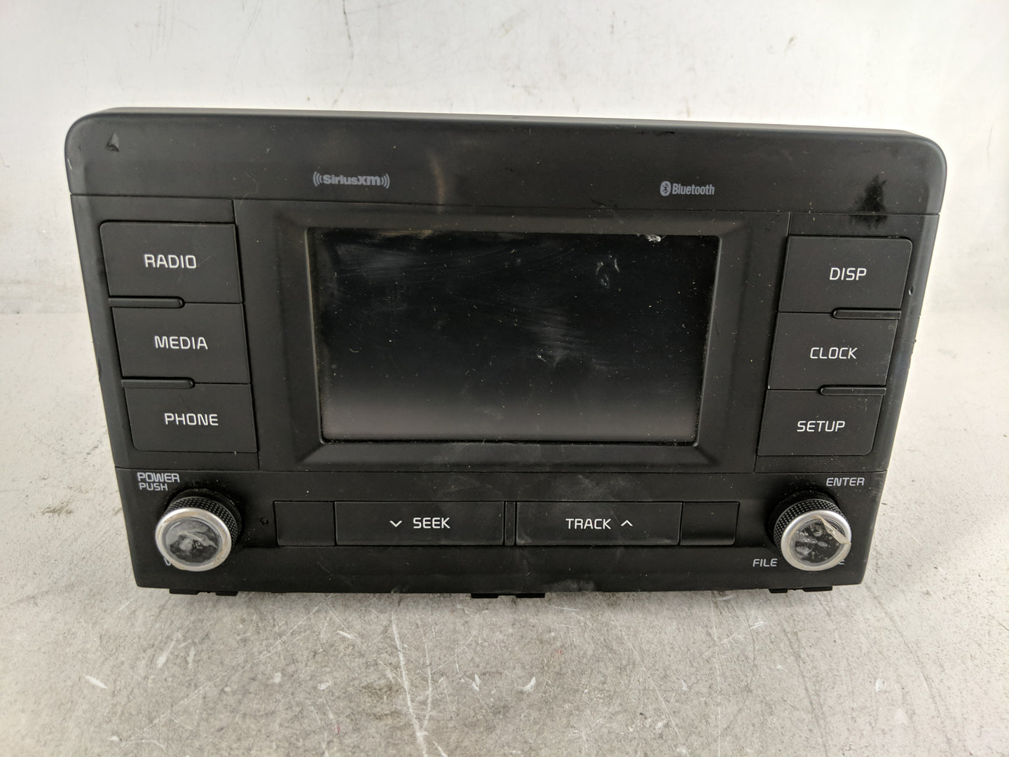 2018-2019 Kia Rio Radio AM FM Cd Player Receiver Replacement P/N:96180-H9850WK Fits Fits 2018 2019 OEM Used Auto Parts - Oem