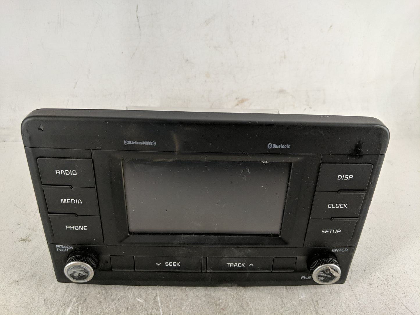 2018-2019 Kia Rio Radio AM FM Cd Player Receiver Replacement P/N:96180-H9850WK Fits Fits 2018 2019 OEM Used Auto Parts - Oem
