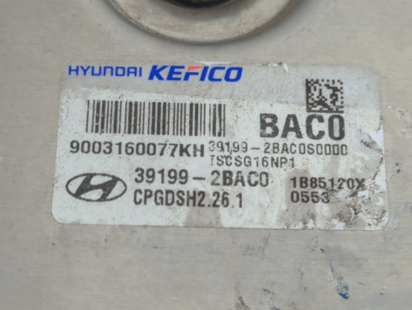 2018-2019 Kia Rio PCM Engine Control Computer ECU ECM PCU OEM P/N:39199-2BAC0 Fits Fits 2018 2019 OEM Used Auto Parts - Oemu