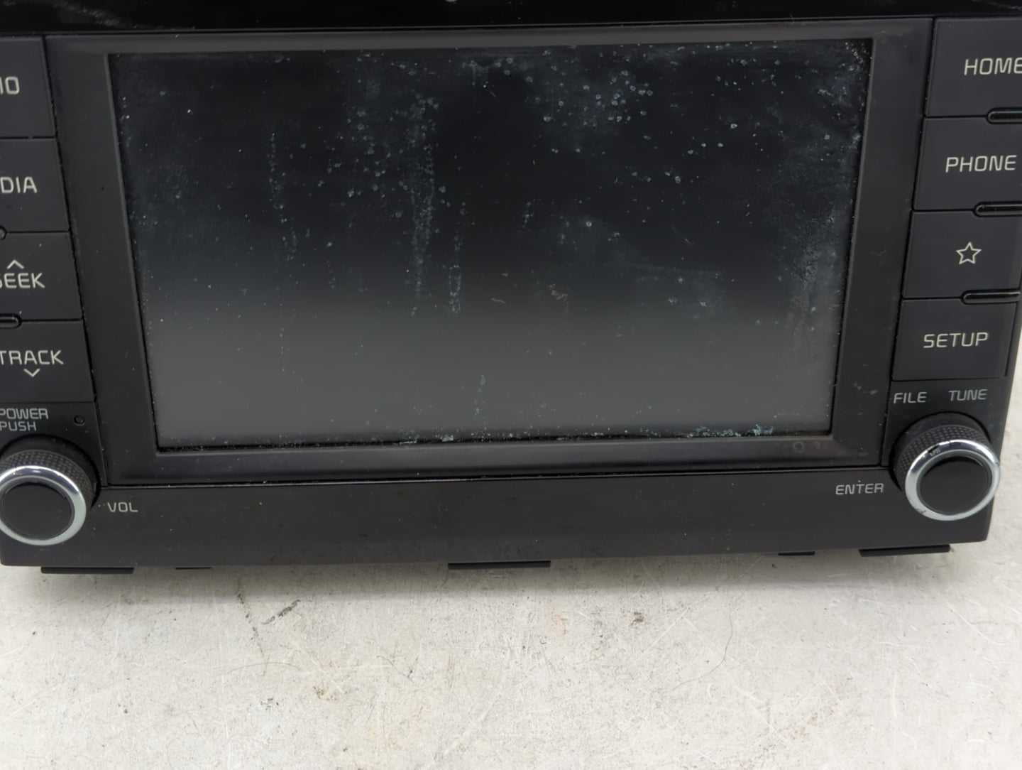 2018-2019 Kia Rio Radio AM FM Cd Player Receiver Replacement P/N:96160-H9700FHV Fits Fits 2018 2019 OEM Used Auto Parts - Oe