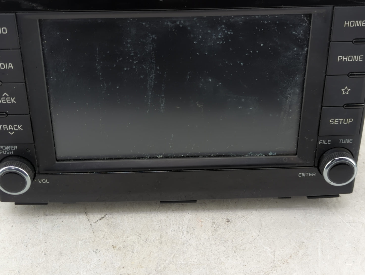 2018-2019 Kia Rio Radio AM FM Cd Player Receiver Replacement P/N:96160-H9700FHV Fits Fits 2018 2019 OEM Used Auto Parts - Oe