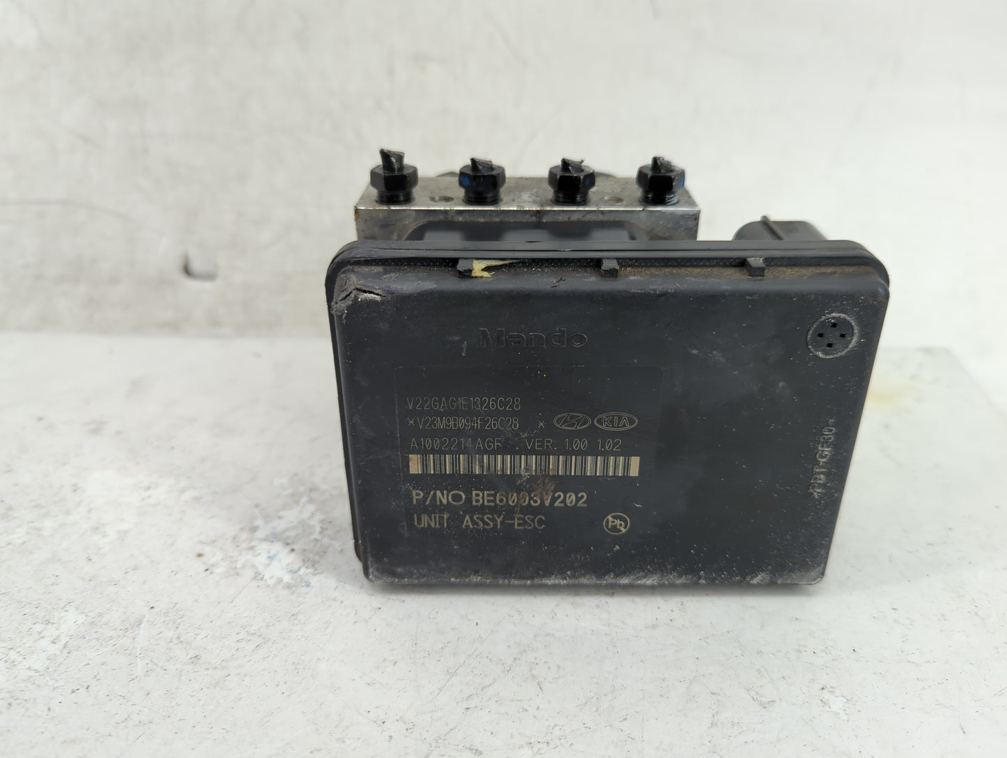 2018-2019 Kia Rio ABS Pump Control Module Replacement P/N:58920-H9220 BE6003V202 Fits Fits 2018 2019 OEM Used Auto Parts - O