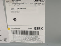 2018-2019 Kia Rio Radio AM FM Cd Player Receiver Replacement P/N:96180-H9850WK ACBA4H9AN, TQ8-ACBA4H9AN Fits Fits 2018 2019 