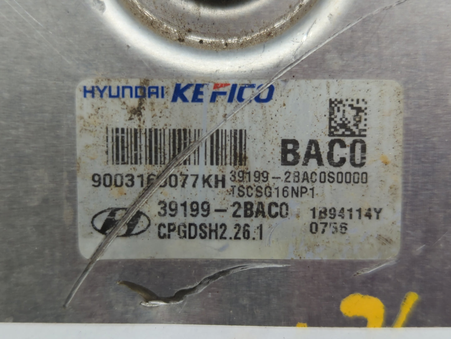 2019 Kia Rio PCM Engine Control Computer ECU ECM PCU OEM P/N:391D1-2BSB0 39199-2BAC0 Fits OEM Used Auto Parts - Oemusedautop