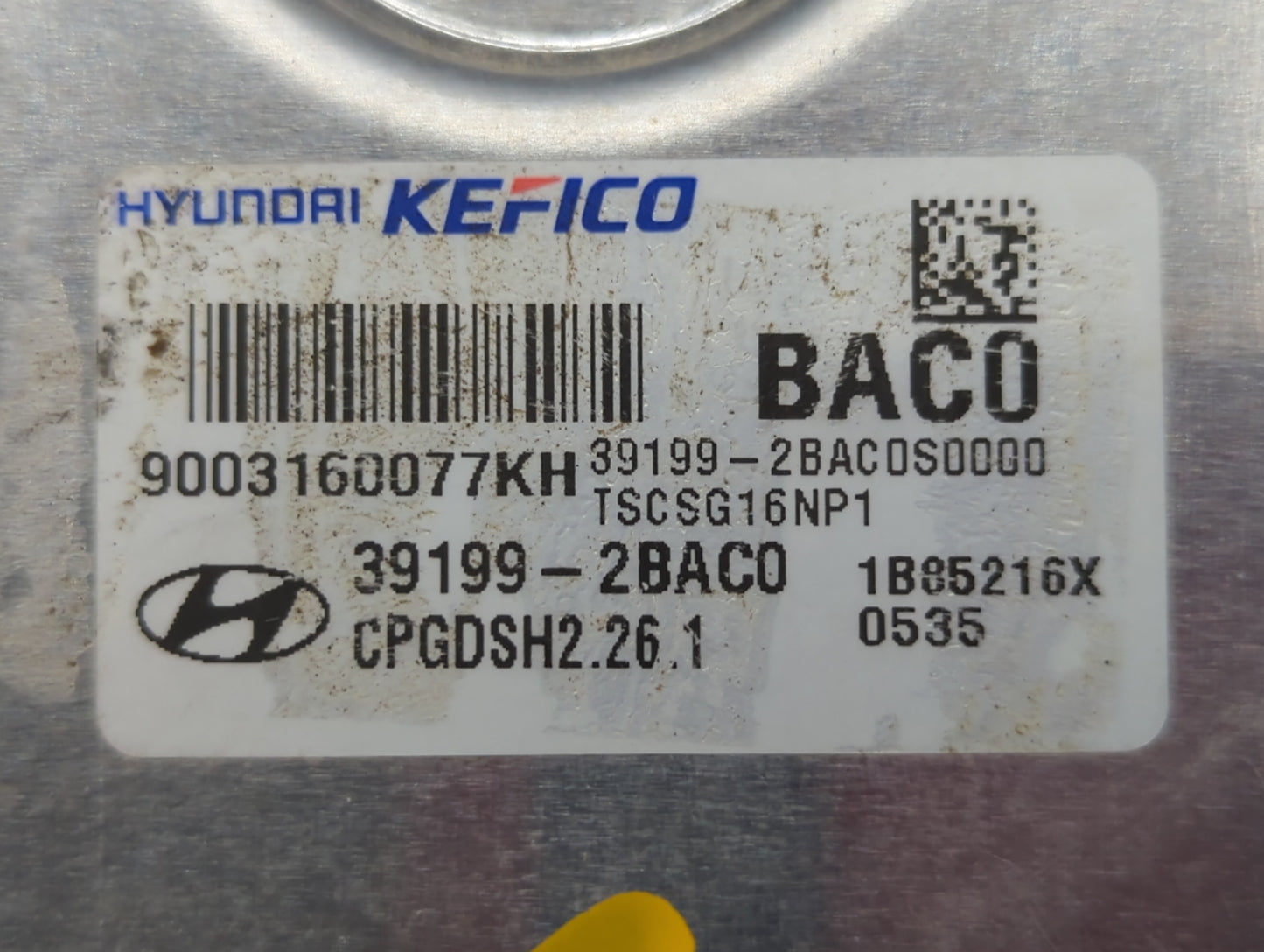 2019 Kia Rio PCM Engine Control Computer ECU ECM PCU OEM P/N:391D1-2BSB0 39199-2BAC0 Fits OEM Used Auto Parts - Oemusedautop