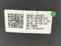 2019-2020 Kia Rio Instrument Cluster Speedometer Gauges P/N:94001-H9220 Fits Fits 2019 2020 OEM Used Auto Parts - Oemusedaut