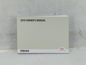 compare product 2019 Kia Rio Owners Manual Book Guide P/N:H9S5-EE80A OEM Used Auto Parts