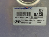2018-2019 Kia Rio PCM Engine Control Computer ECU ECM PCU OEM P/N:39199-2BAC0 Fits Fits 2018 2019 OEM Used Auto Parts - Oemu