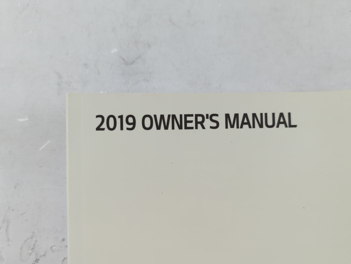 2019 Kia Rio Owners Manual Book Guide P/N:H9S5-EE95C OEM Used Auto Parts - Oemusedautoparts1.com