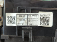 2018-2019 Kia Rio Fusebox Fuse Box Panel Relay Module P/N:P077320D 91205 H9320 Fits Fits 2018 2019 OEM Used Auto Parts - Oem