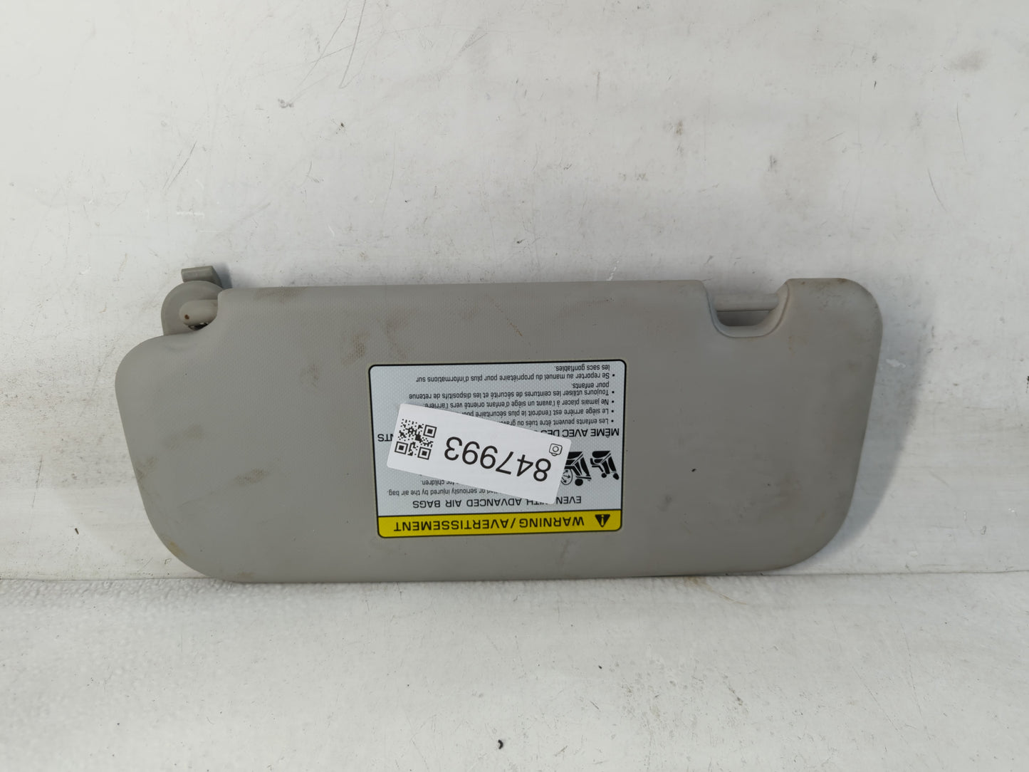 2018-2020 Kia Rio Sun Visor Shade Replacement Passenger Right Mirror Fits Fits 2018 2019 2020 2021 2022 OEM Used Auto Parts 