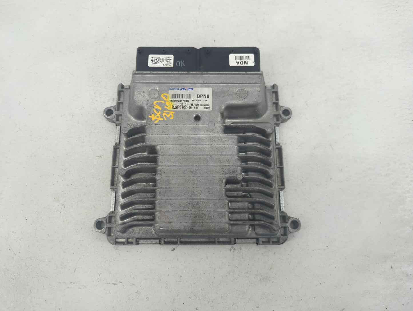 2019 Kia Sedona PCM Engine Control Computer ECU ECM PCU OEM P/N:39101-3LPN0 Fits OEM Used Auto Parts - Oemusedautoparts1.com
